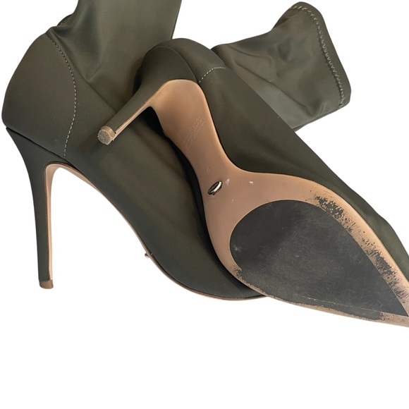 Tony Bianco Exclusive Davis Fitted Sock Boot Khaki - Picture 5 of 8